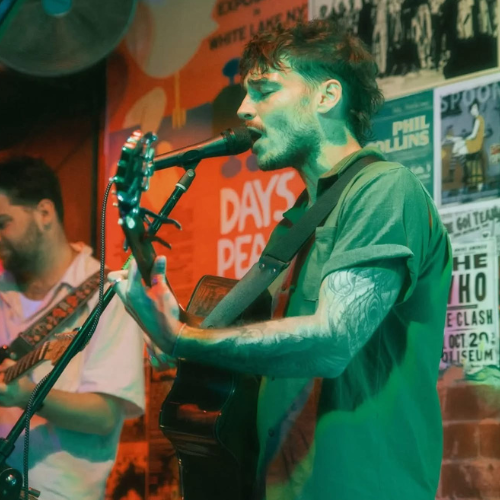 Phoenix Pritchard performing live in Newcastle
